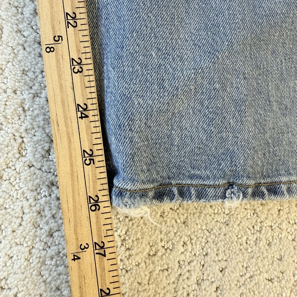 AGOLDE Harper Crop Womens Size 26 High Rise Straight Light Wash $188 - Picture 8 of 14